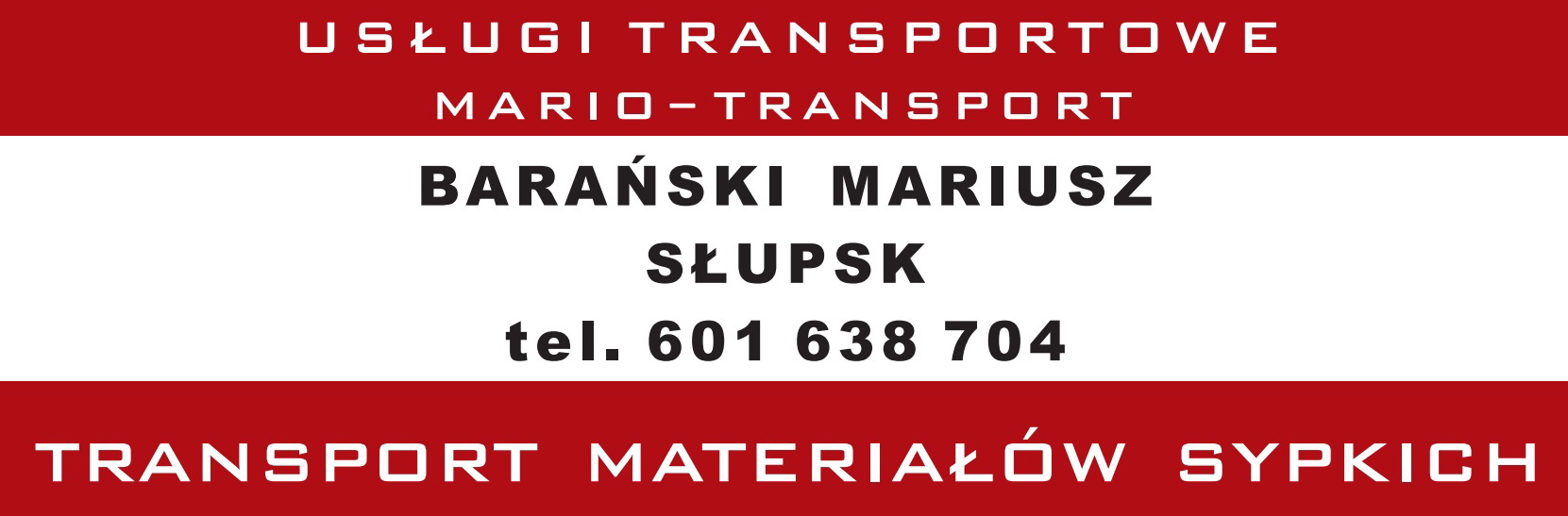 Usługi Transportowe – Barański Mariusz
