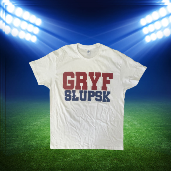 Biała koszulka "GRYF SŁUPSK"